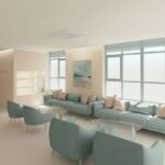 병원 인테리어 칼라 드렌드를 적용한 인테리어