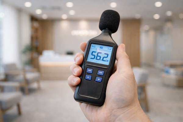 병원인테리어-소음측정기